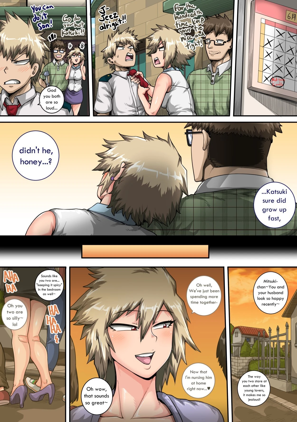Boku no Harem Academia 7. Summer Vacation With Bakugo's Mom Part Two porn comic picture 15