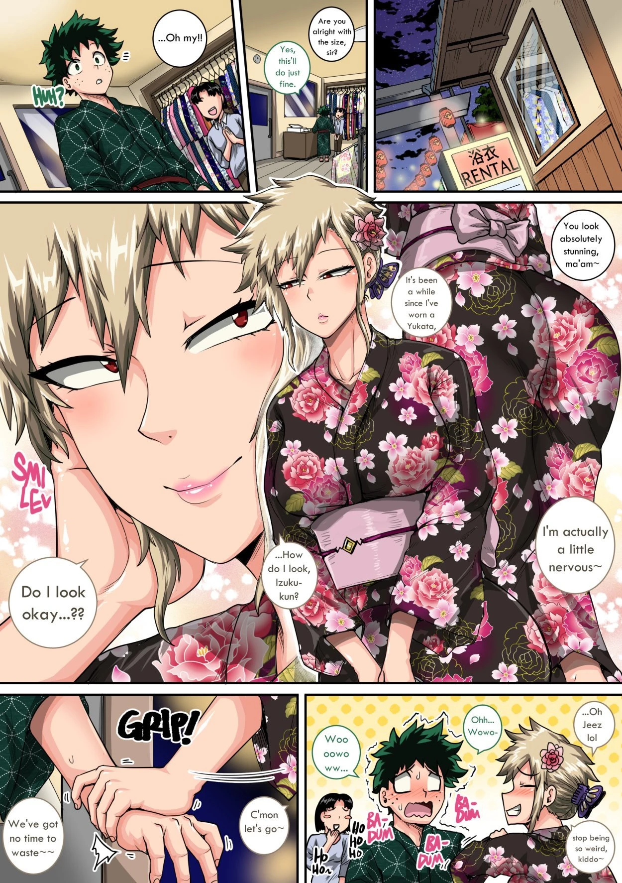 Boku no Harem Academia 7. Summer Vacation With Bakugo's Mom Part Two porn comic picture 50