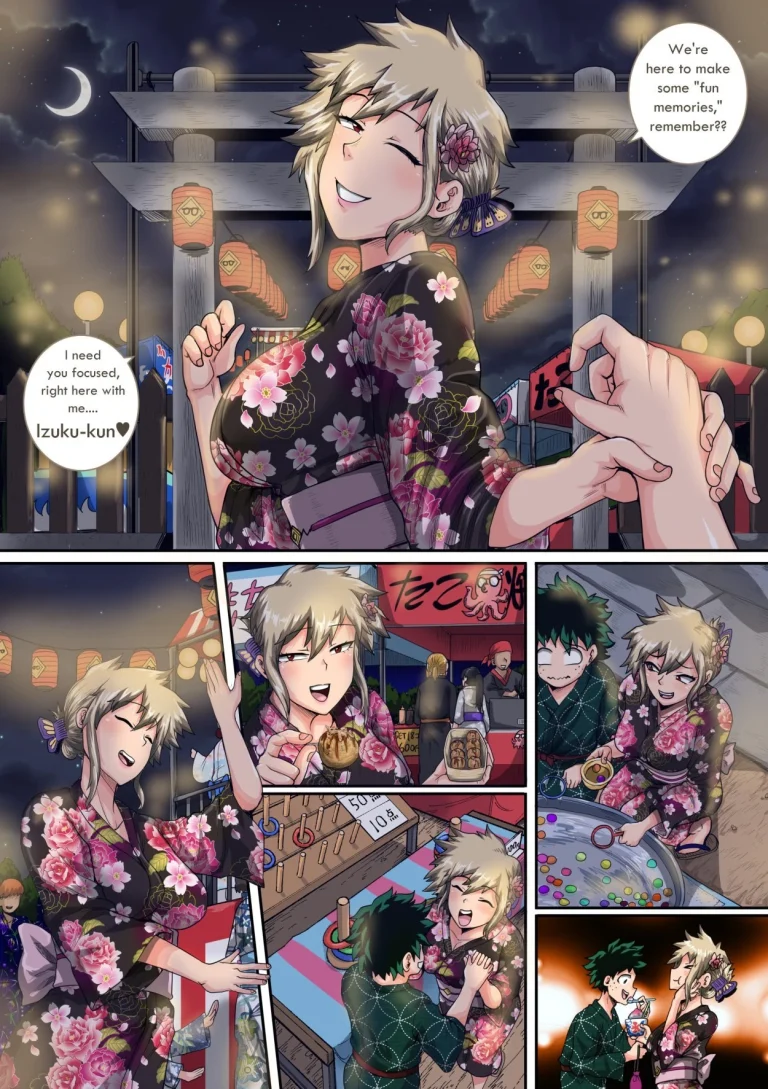 Boku no Harem Academia 7. Summer Vacation With Bakugo's Mom Part Two porn comic picture 51