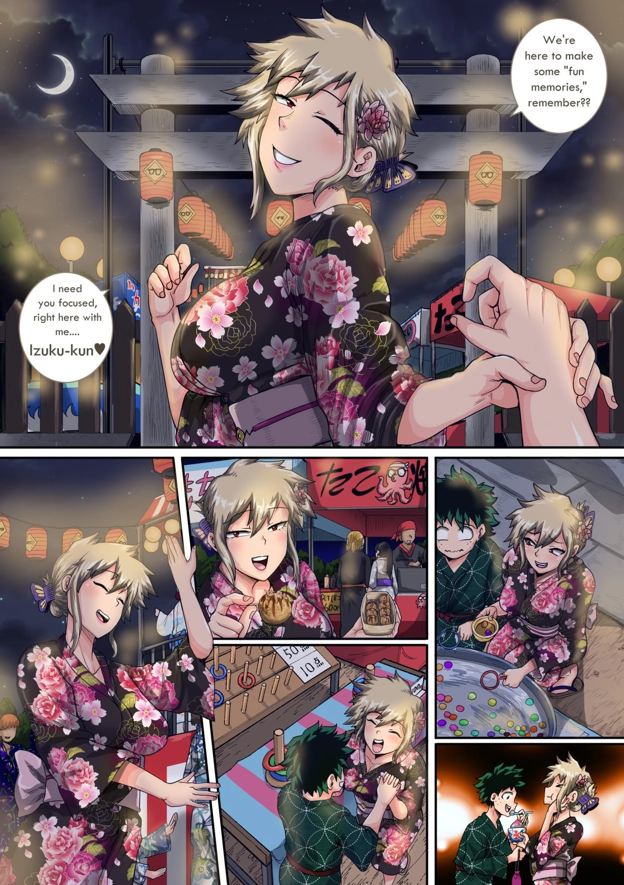 Boku no Harem Academia 7. Summer Vacation With Bakugo's Mom Part Two porn comic picture 51