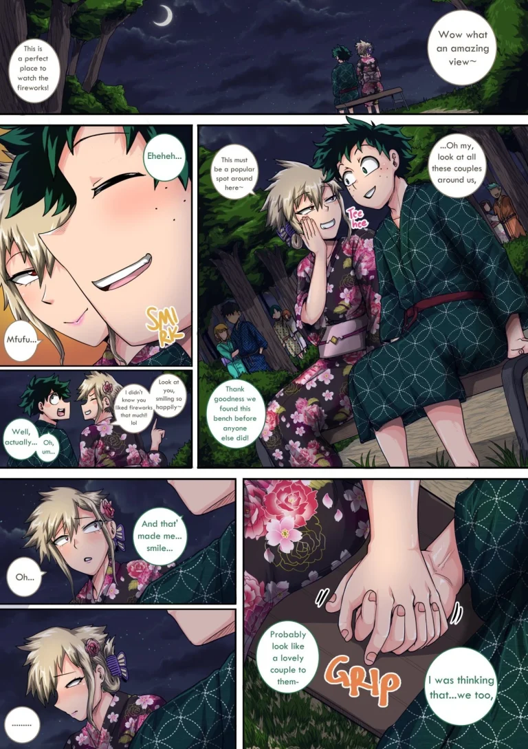 Boku no Harem Academia 7. Summer Vacation With Bakugo's Mom Part Two porn comic picture 52