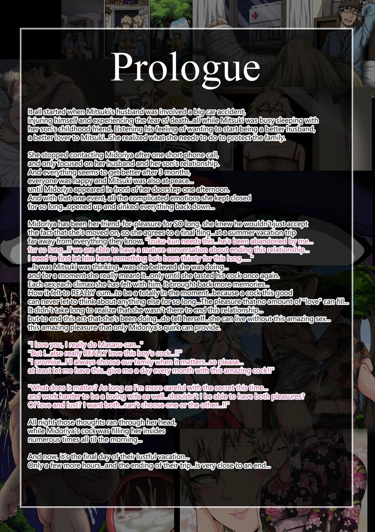 Boku no Harem Academia 8. Summer Vacation With Bakugo's Mom Part Three Chapter One porn comic picture 2