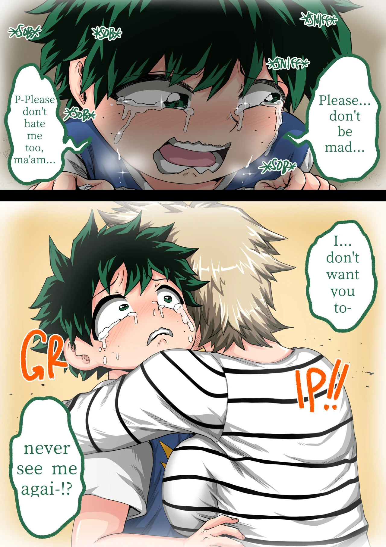 Boku no Harem Academia 9. Summer Vacation With Bakugo's Mom Part Three Chapter Two porn comic picture 46