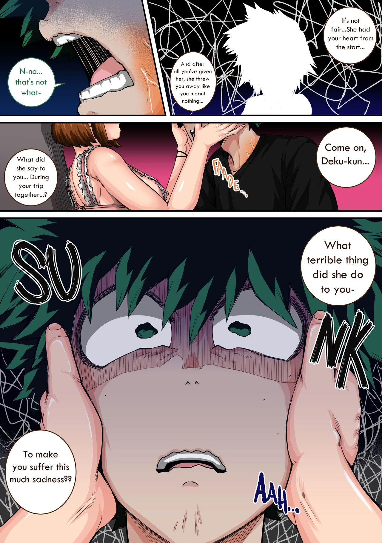 Boku no Harem Academia 9. Summer Vacation With Bakugo's Mom Part Three Chapter Two porn comic picture 73