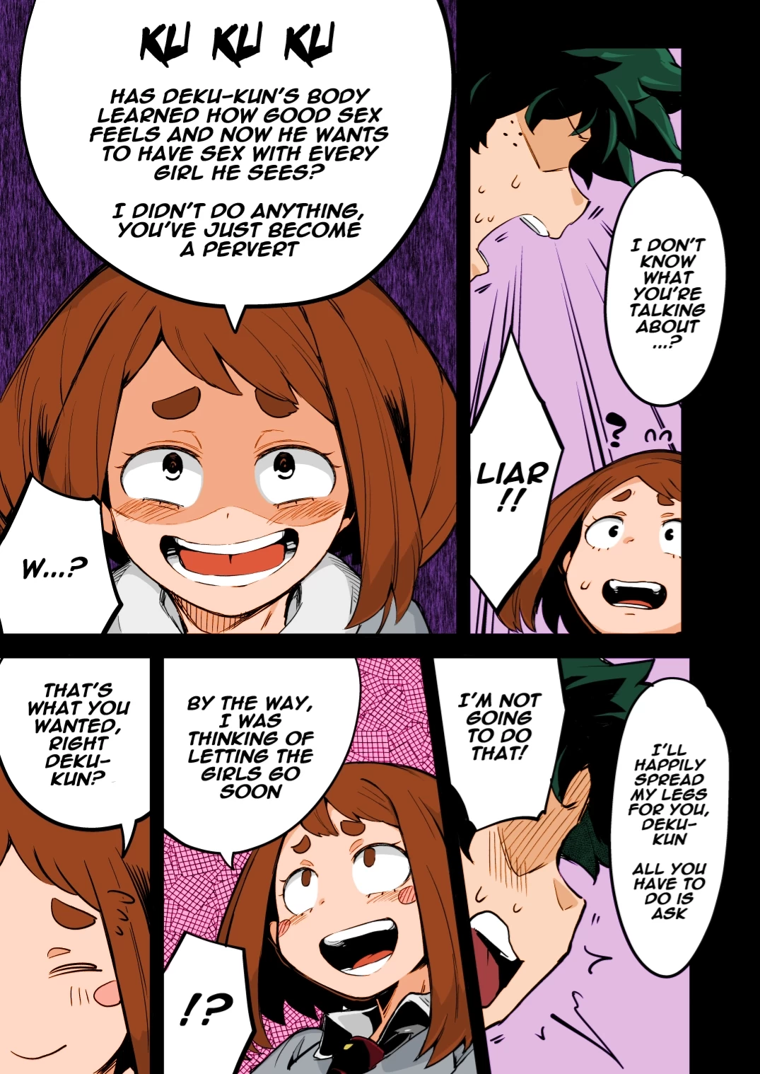 Boku to Nottori Villain Nakademia 2 [Colorized] porn comic picture 10