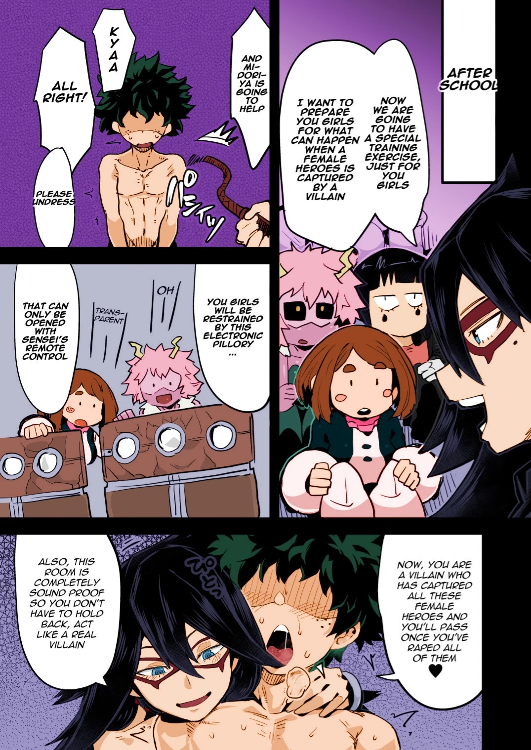 Boku to Nottori Villain Nakademia 2 [Colorized] porn comic picture 18