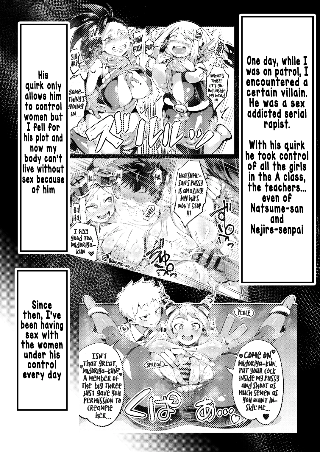 Boku to Nottori Villain Nakademia 4 | My, and the body-snatcher villain's Creampiedemia 4 porn comic picture 2