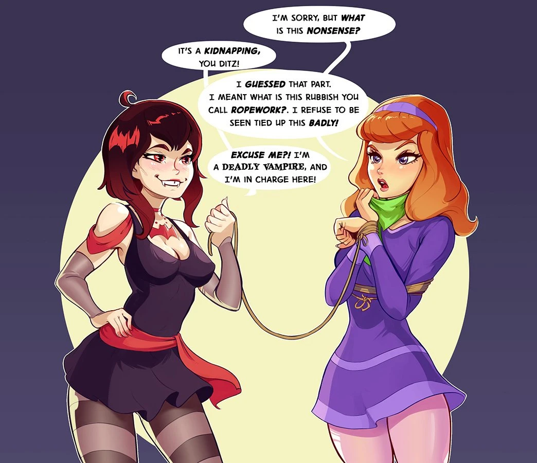 Bondage Vampire porn comic picture 1