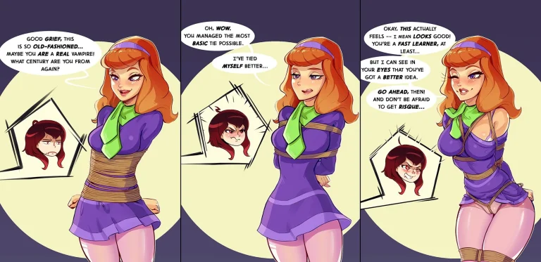 Bondage Vampire porn comic picture 3