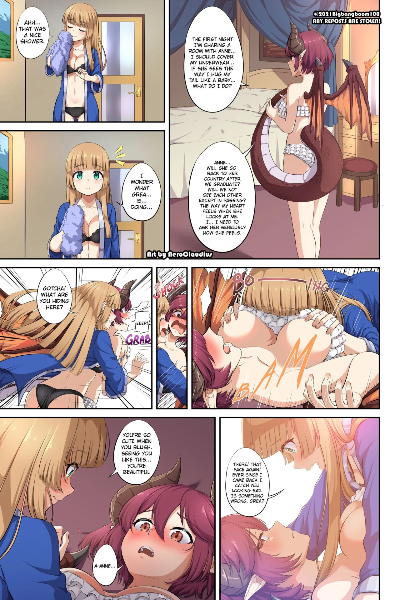 Bondaria Friends porn comic picture 3