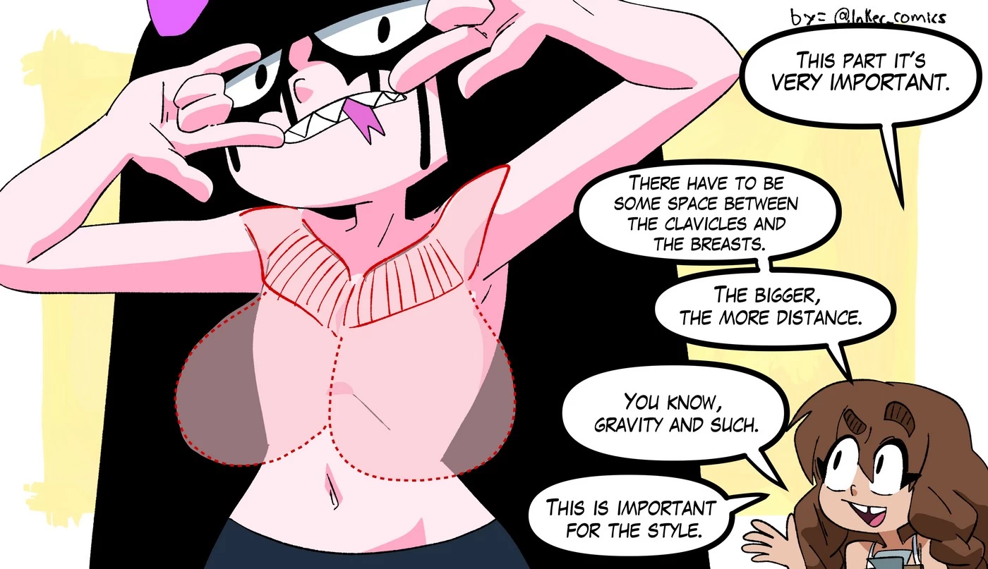 Boobs Tutorial porn comic picture 10