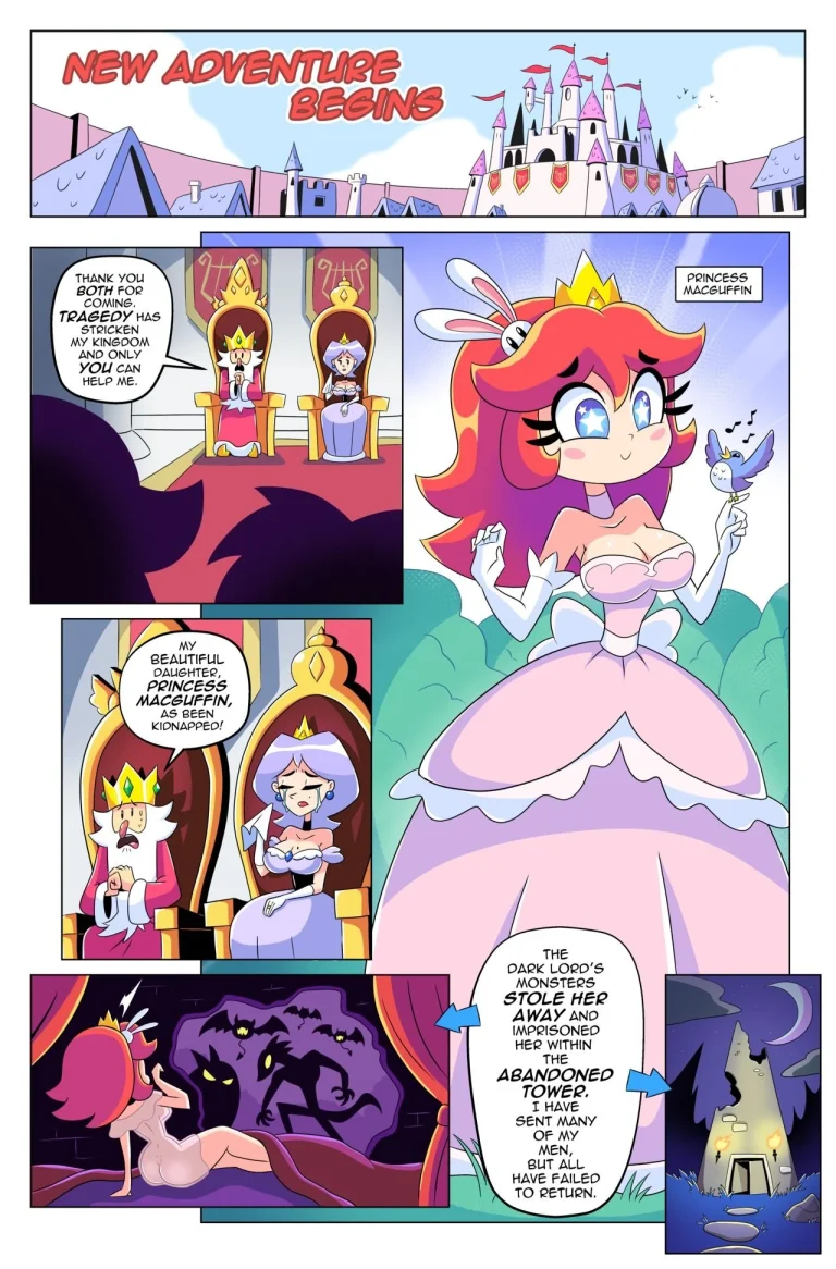 Booby Quest 4 porn comic picture 1