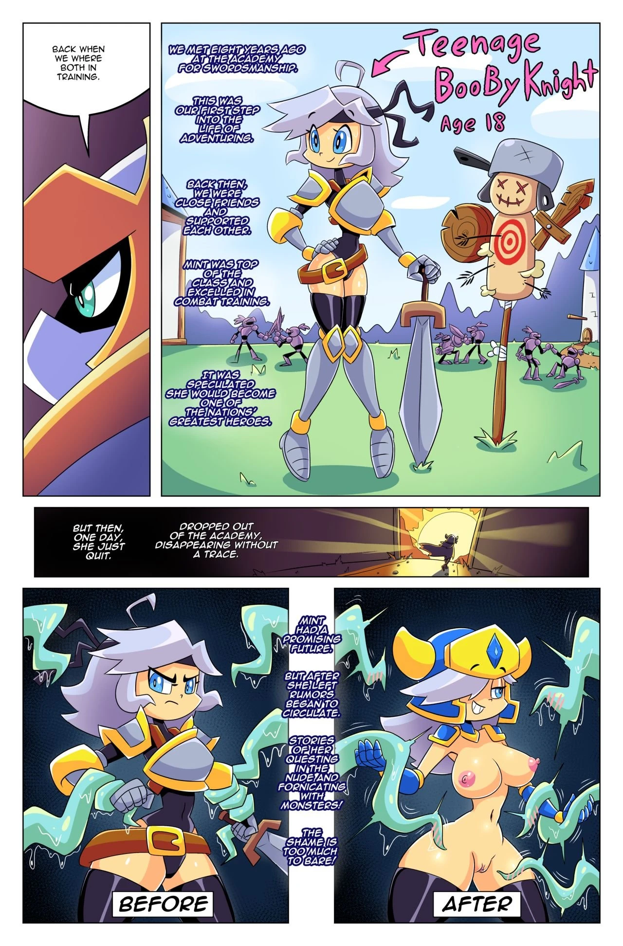 Booby Quest 4 porn comic picture 8