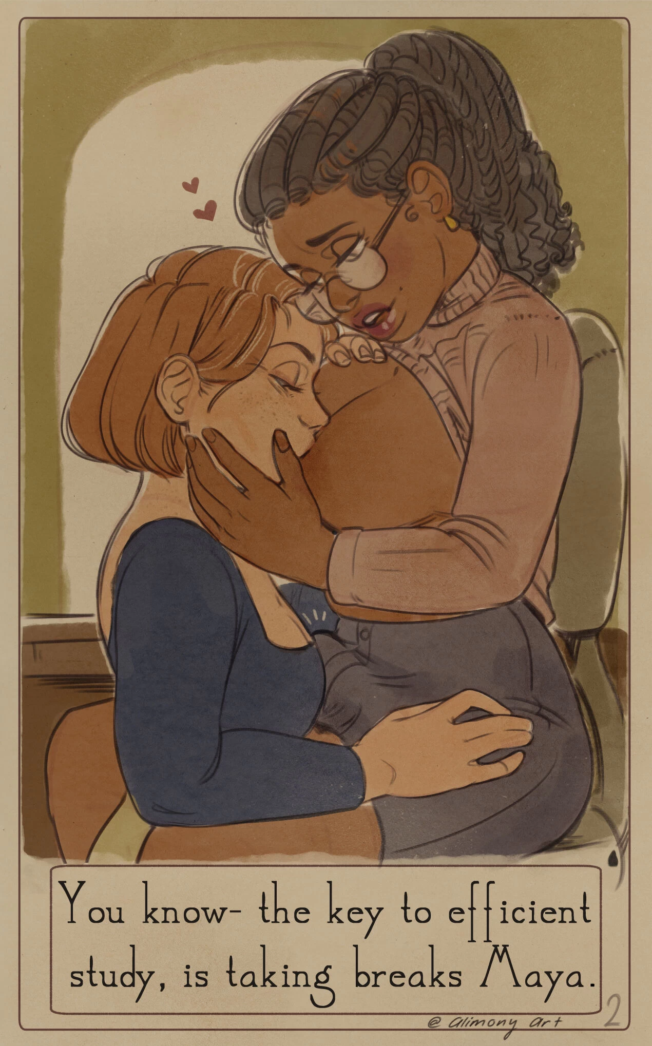 Bookworm porn comic picture 2