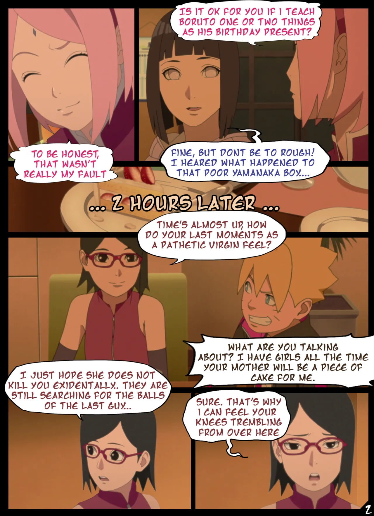Boruto's Birthday Gift porn comic picture 3