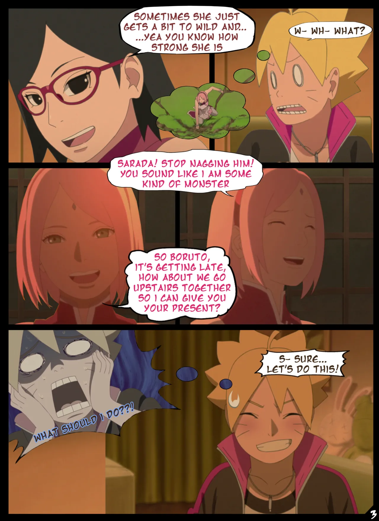 Boruto's Birthday Gift porn comic picture 4