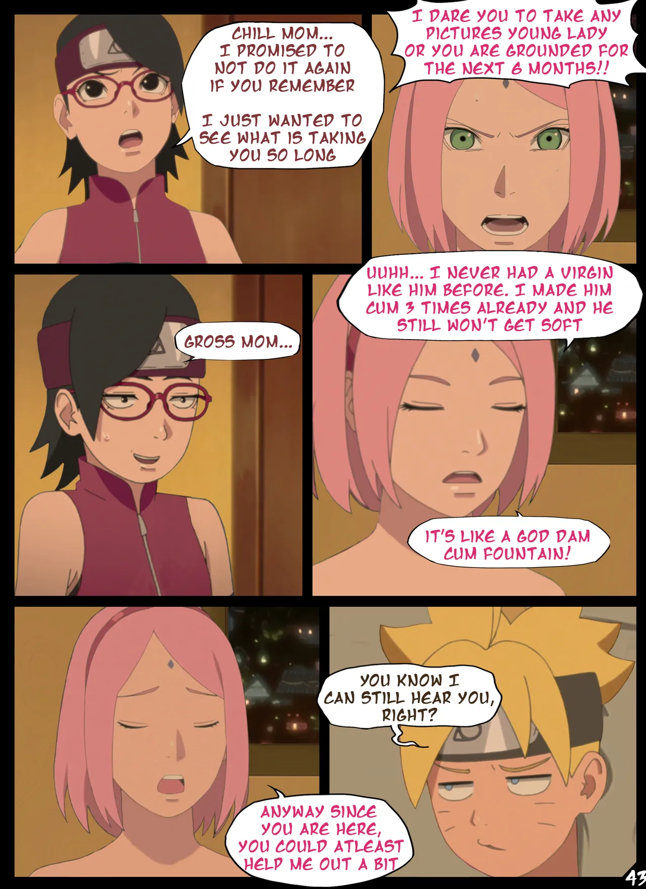 Boruto's Birthday Gift porn comic picture 44