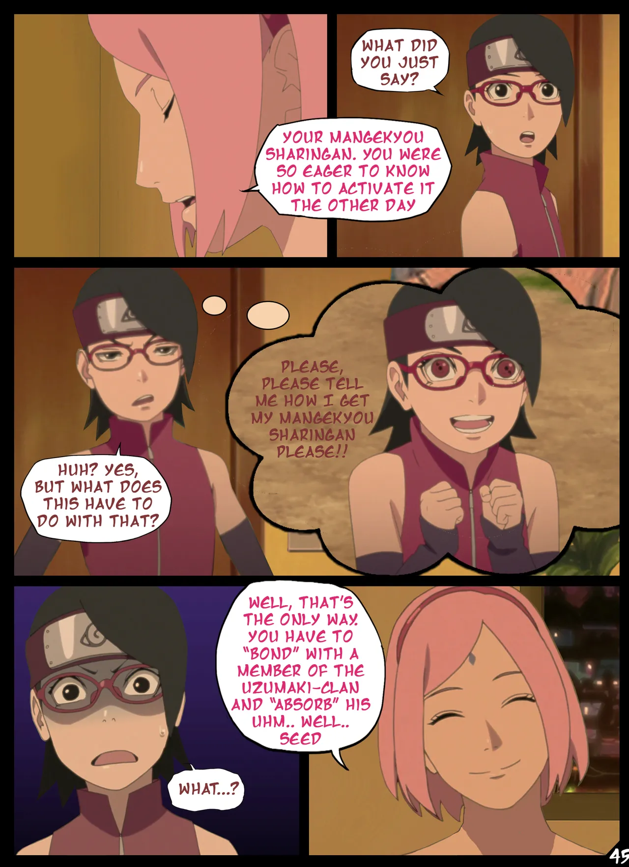 Boruto's Birthday Gift porn comic picture 46