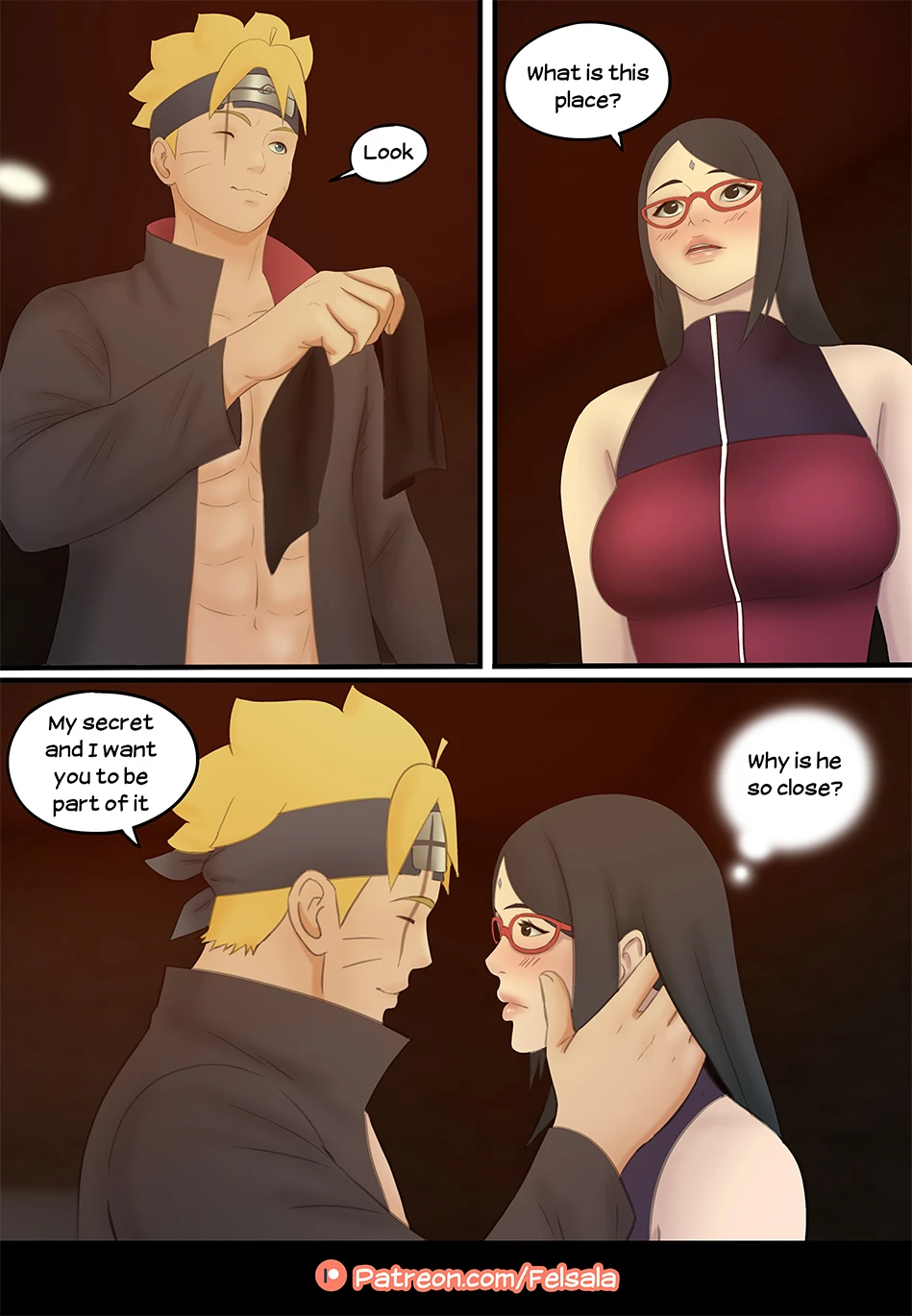 Boruto's Secret porn comic picture 3