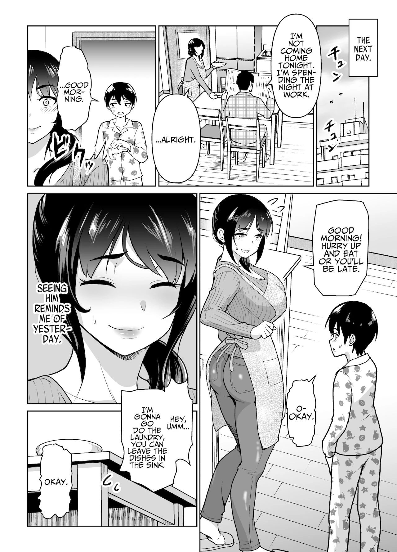 Boshi Kara Hajimeru Renai Kankei porn comic picture 16