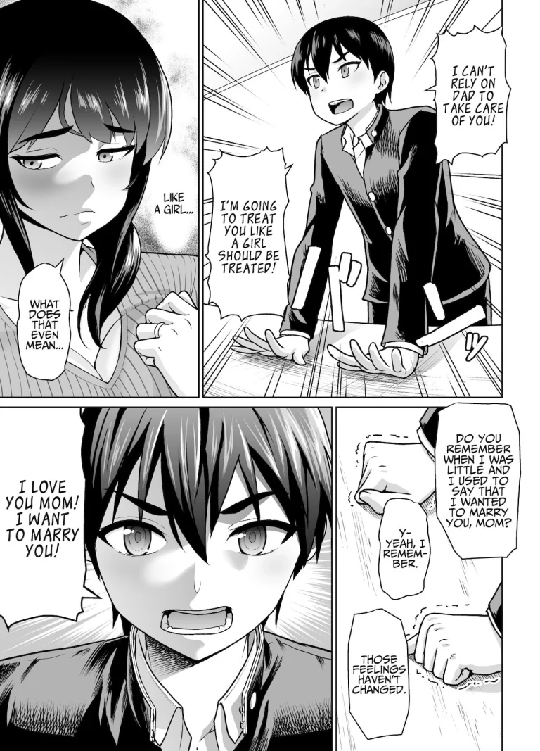 Boshi Kara Hajimeru Renai Kankei porn comic picture 23