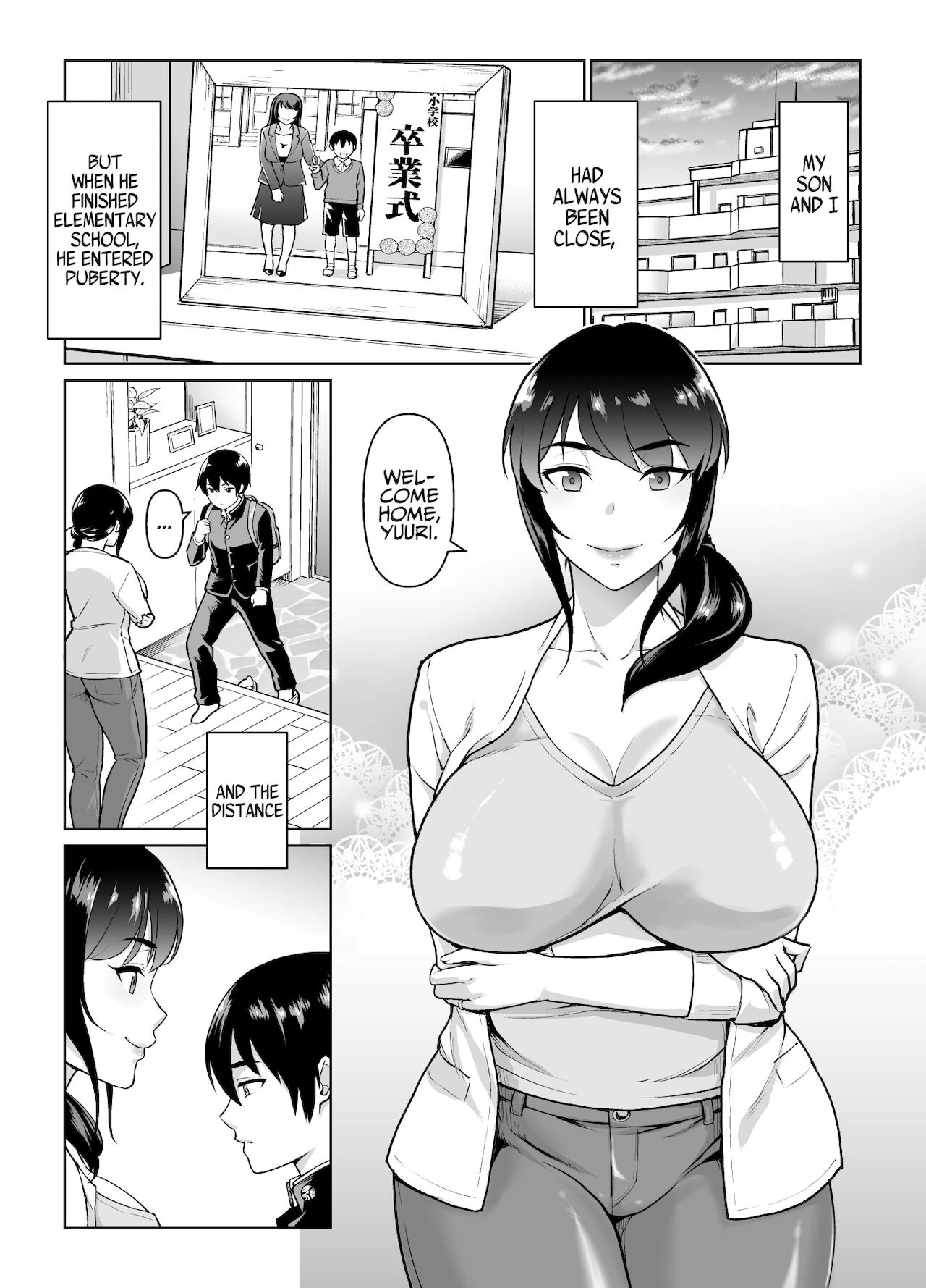Boshi Kara Hajimeru Renai Kankei porn comic picture 3