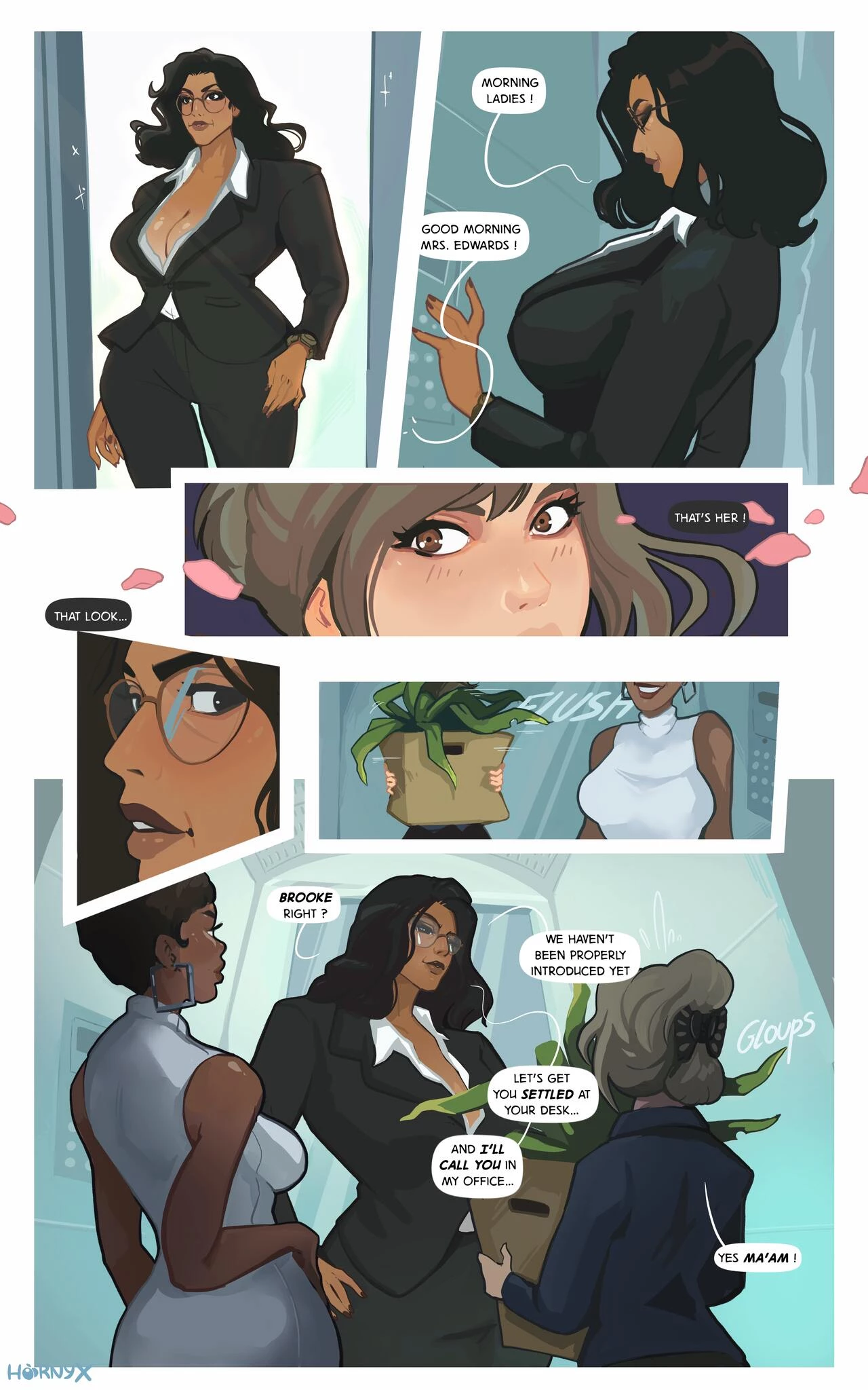 Boss me Mommy porn comic picture 3