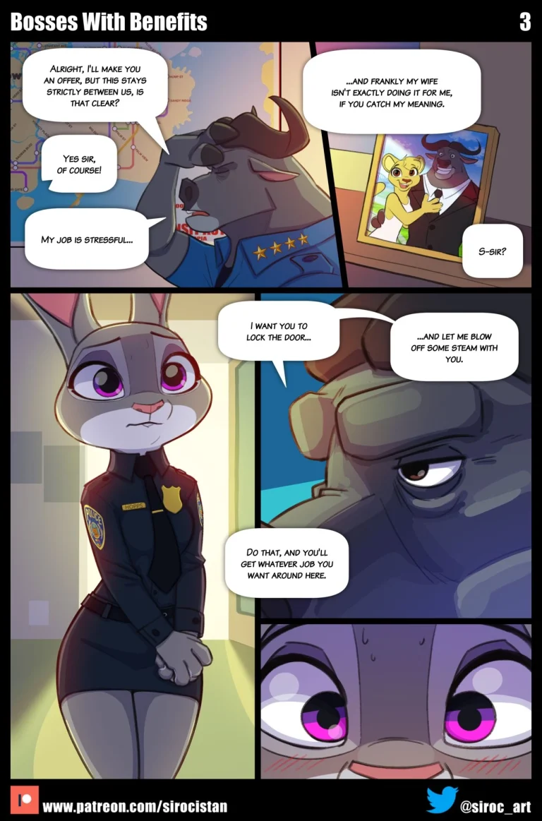 Bosses With Benefits (big breasts) porn comic picture 4