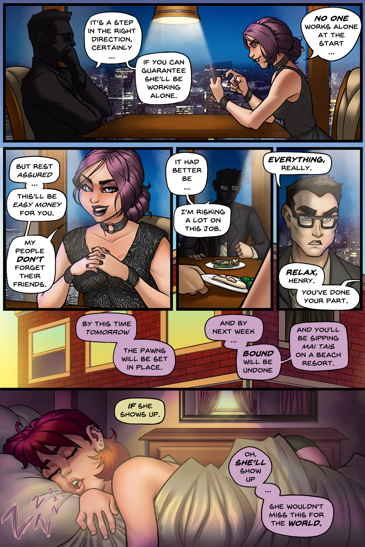 Bound 3 porn comic picture 4