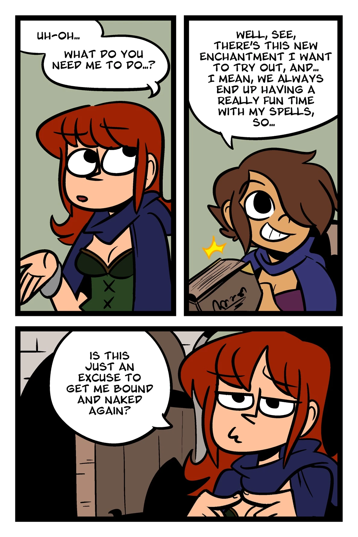 Bound for you porn comic picture 3