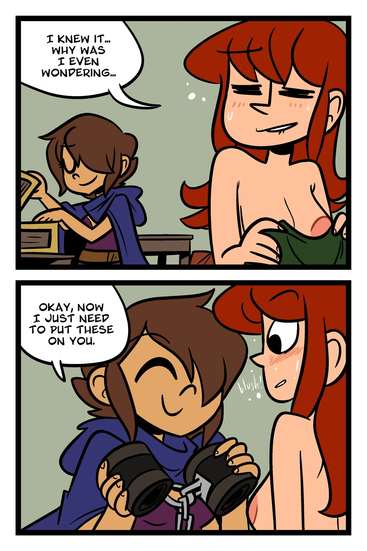 Bound for you porn comic picture 5