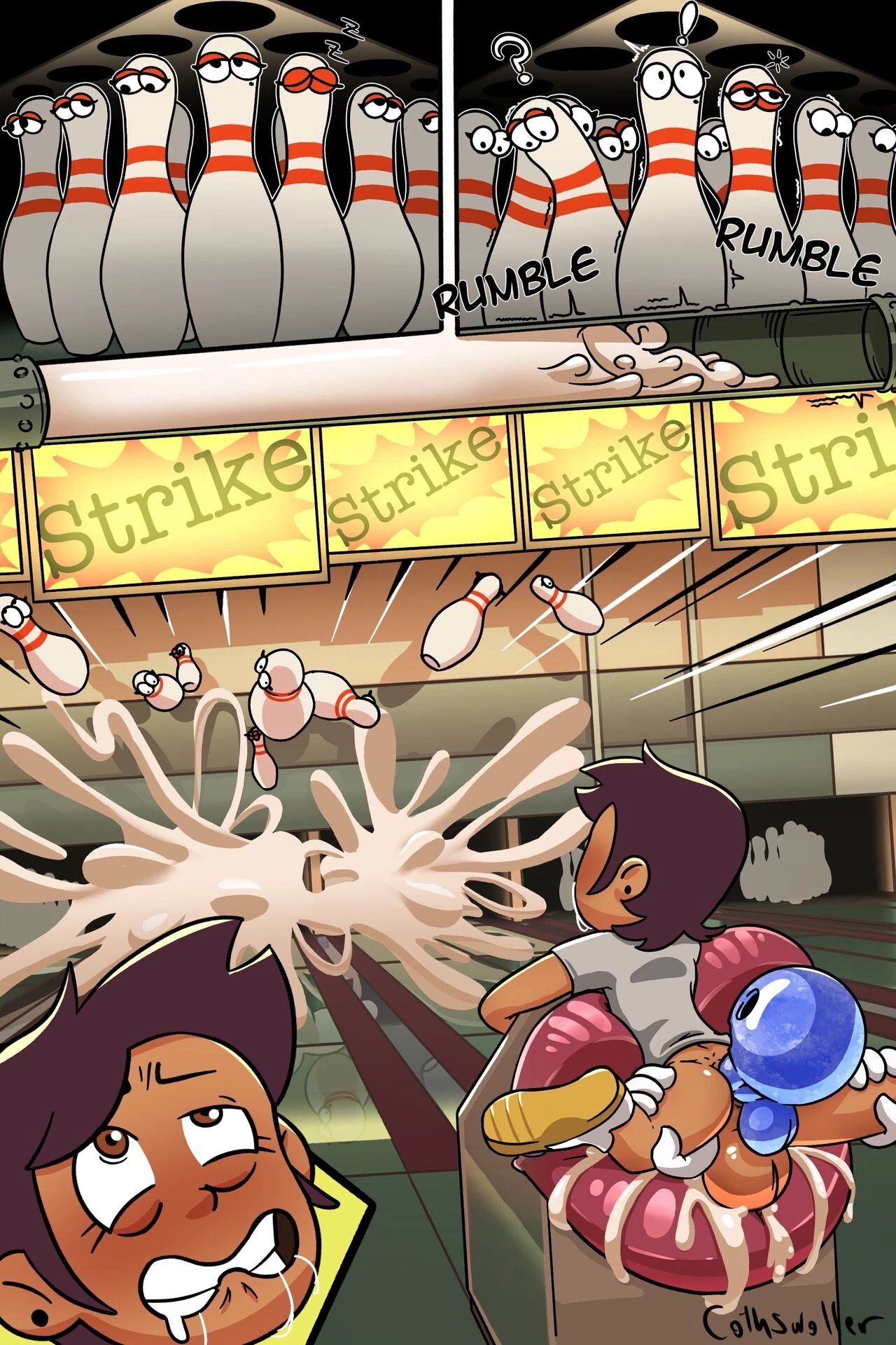 Bowling In The Boiling Isles porn comic picture 3