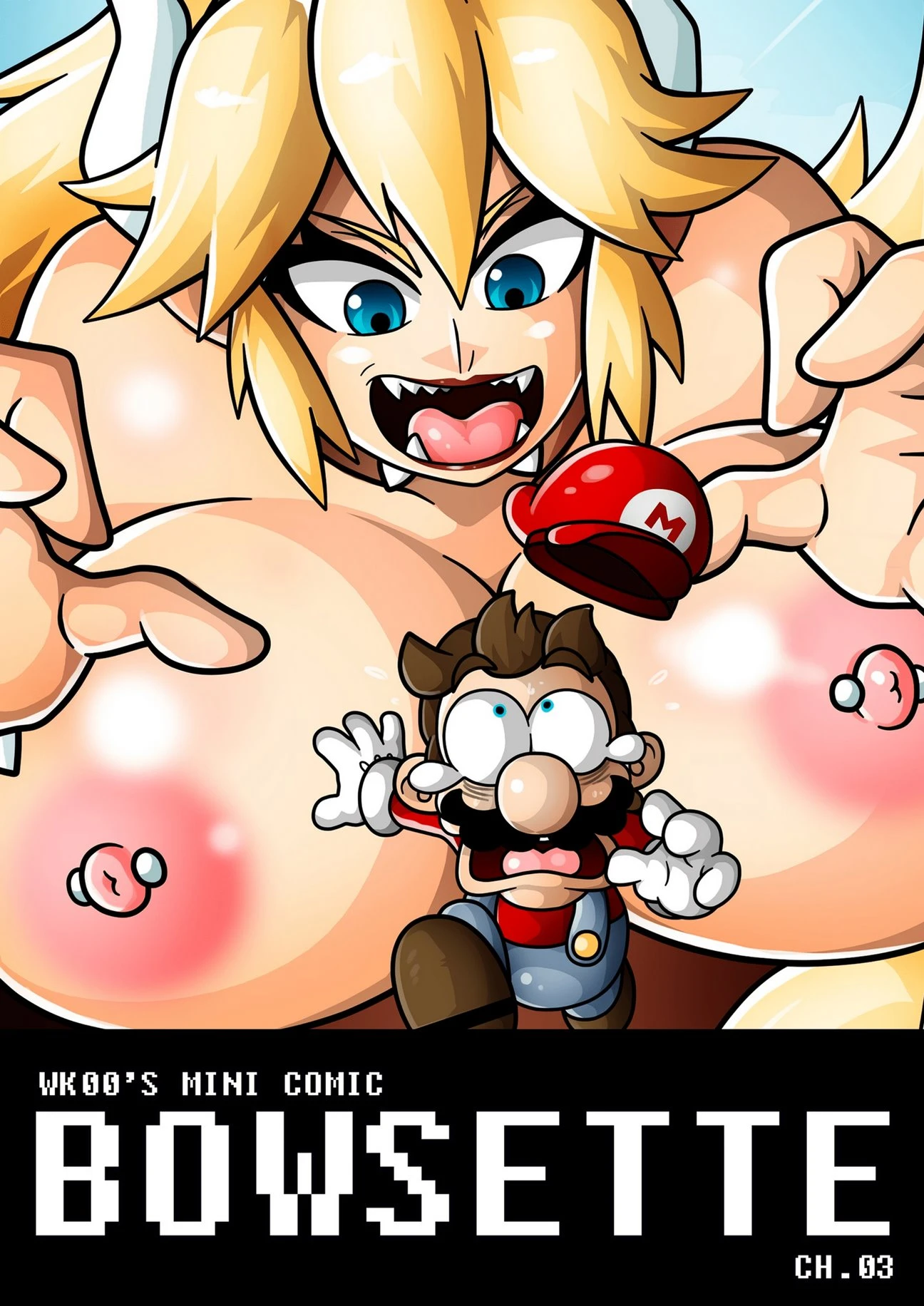 Bowsette 1-3 porn comic picture 21