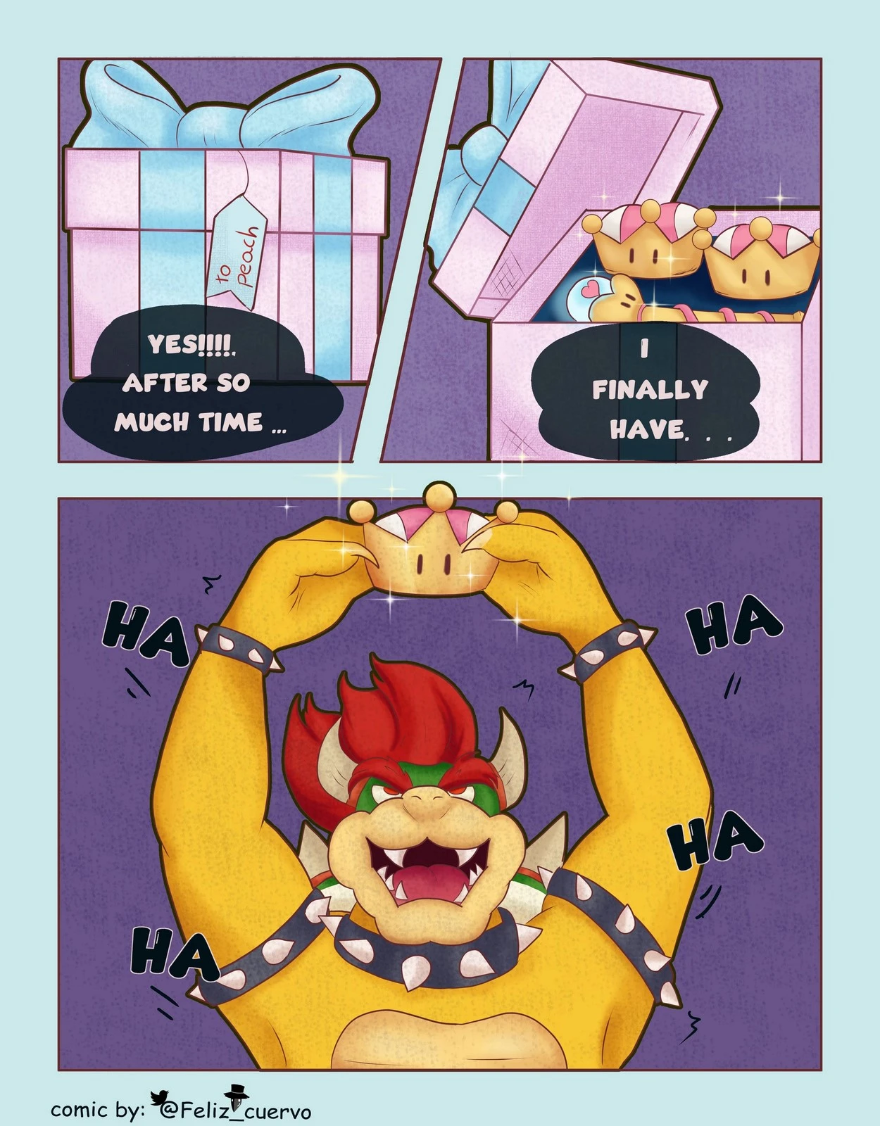 Bowsette the true queen porn comic picture 3