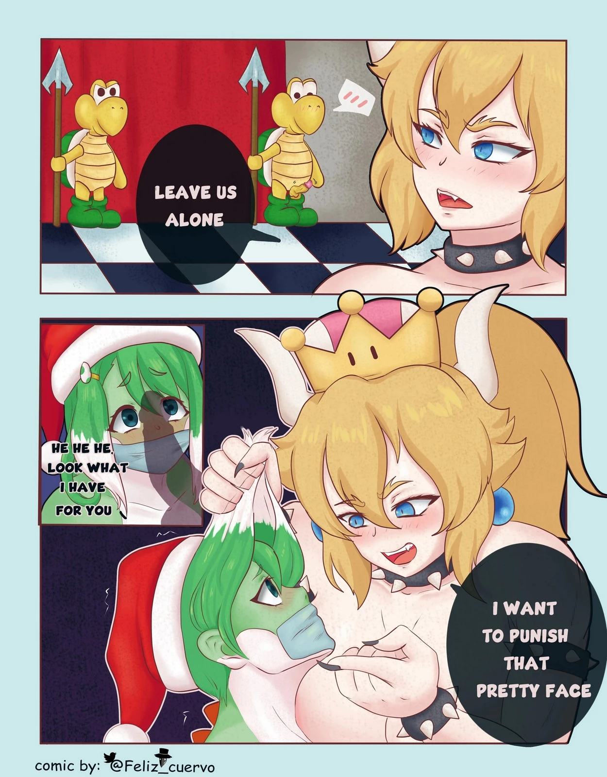 Bowsette the true queen porn comic picture 7