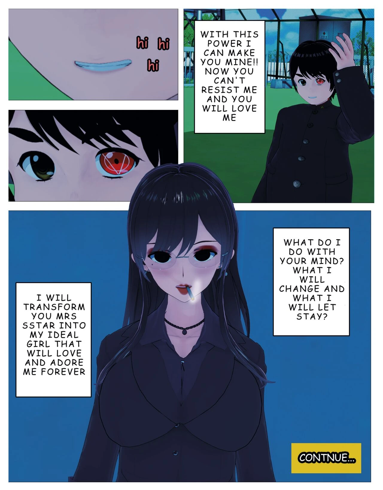 Brainwashing Eye porn comic picture 17