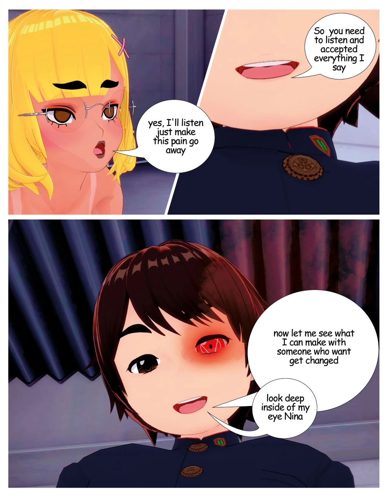 Brainwashing Eye porn comic picture 81