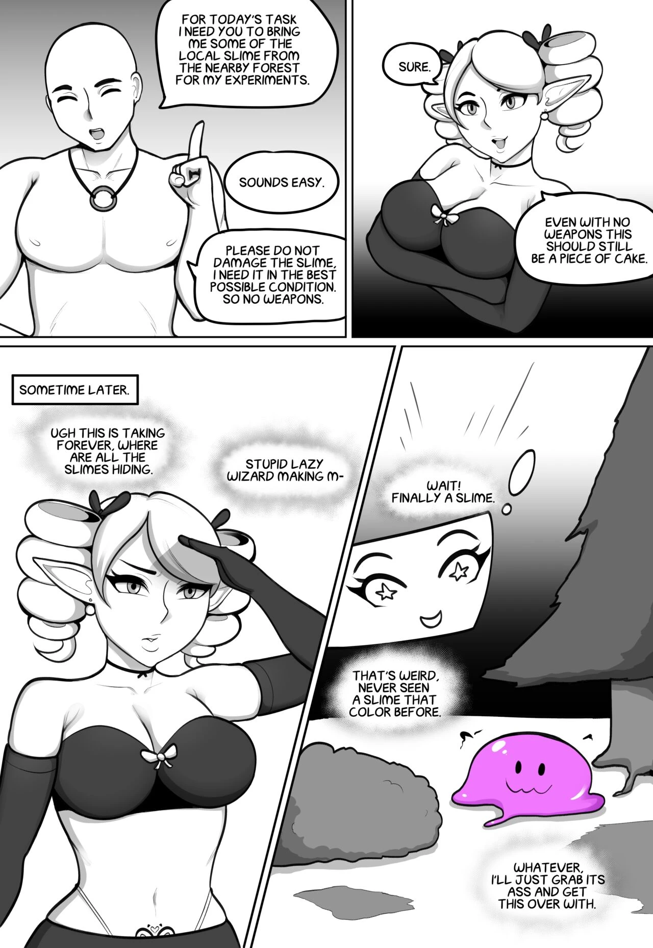 Bratty Elf porn comic picture 8
