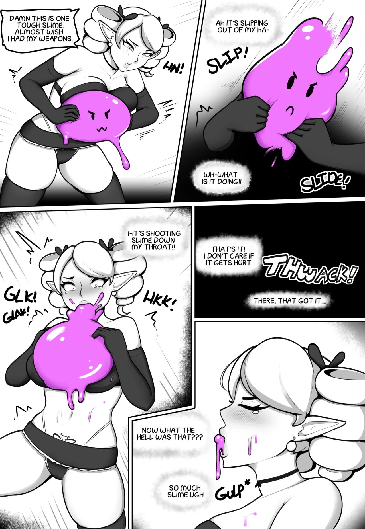 Bratty Elf porn comic picture 9