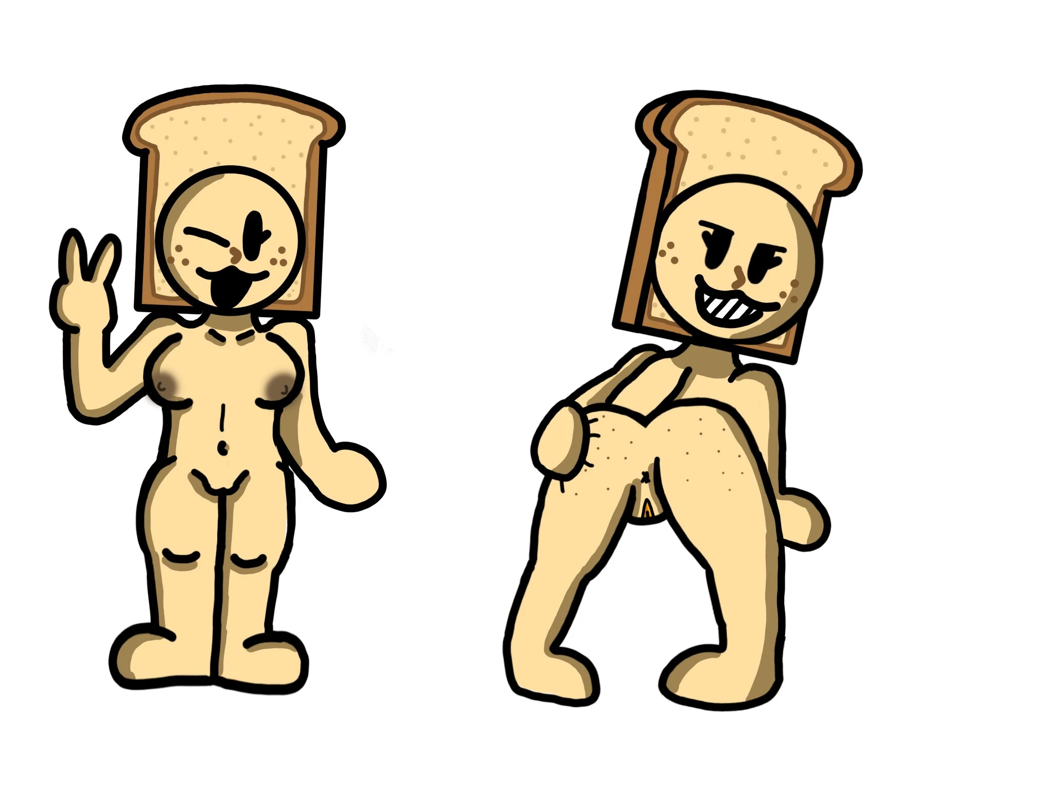 Breadna and Friends porn comic picture 3