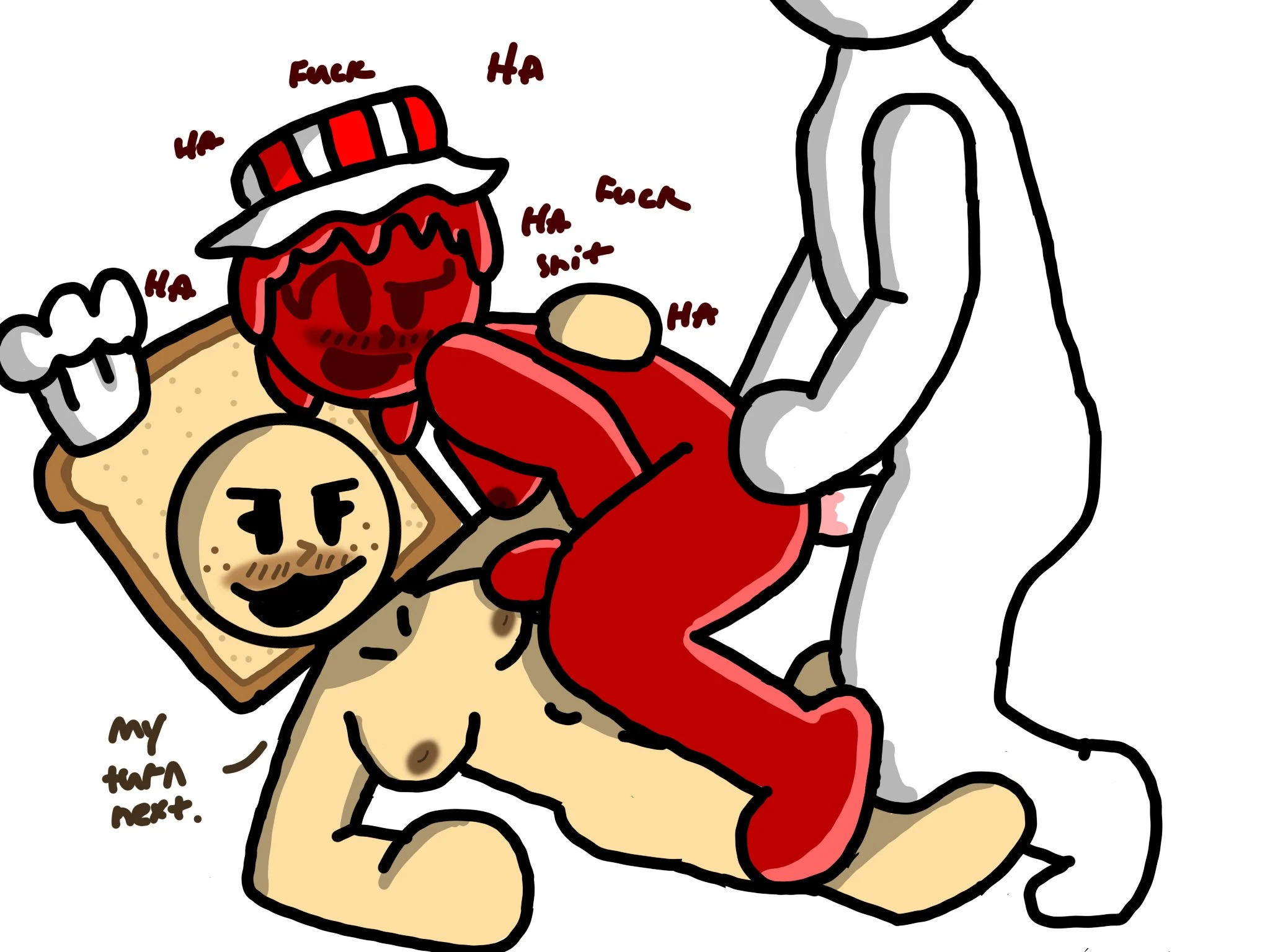 Breadna and Friends porn comic picture 43