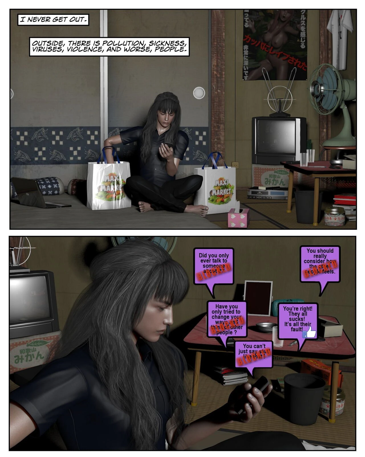 Breaking in their Bubble porn comic picture 3