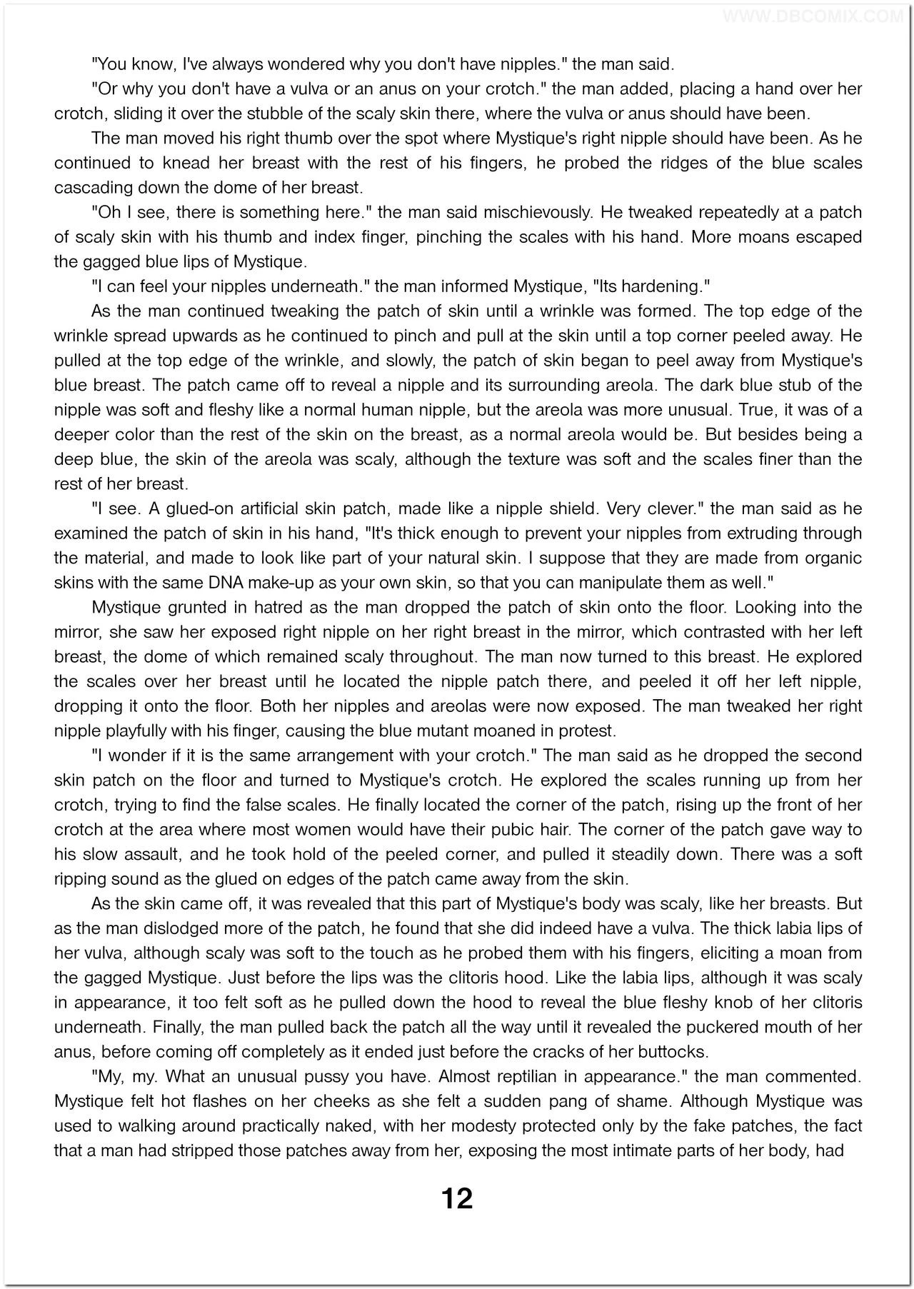 Breaking Mystique porn comic picture 13