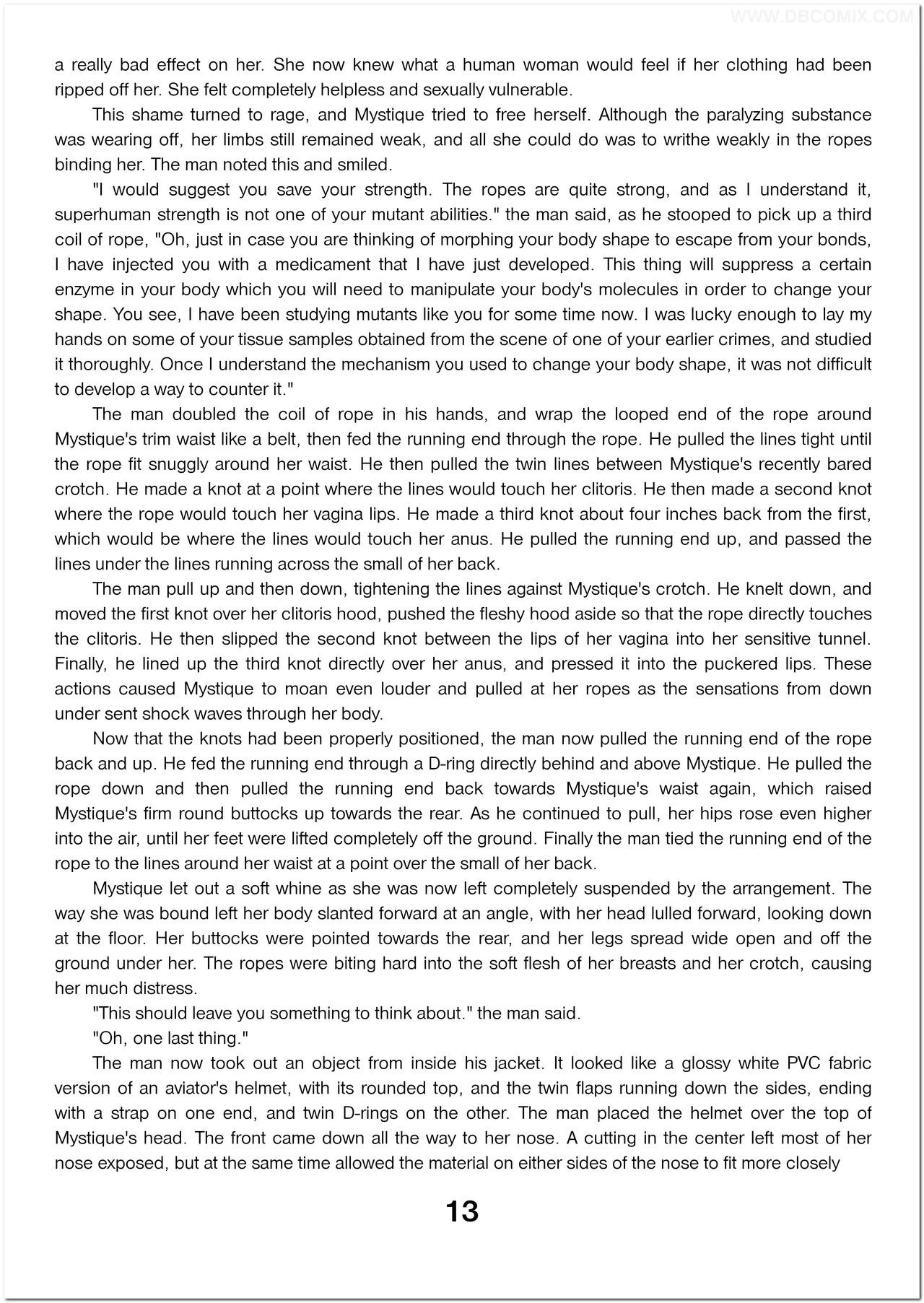 Breaking Mystique porn comic picture 14