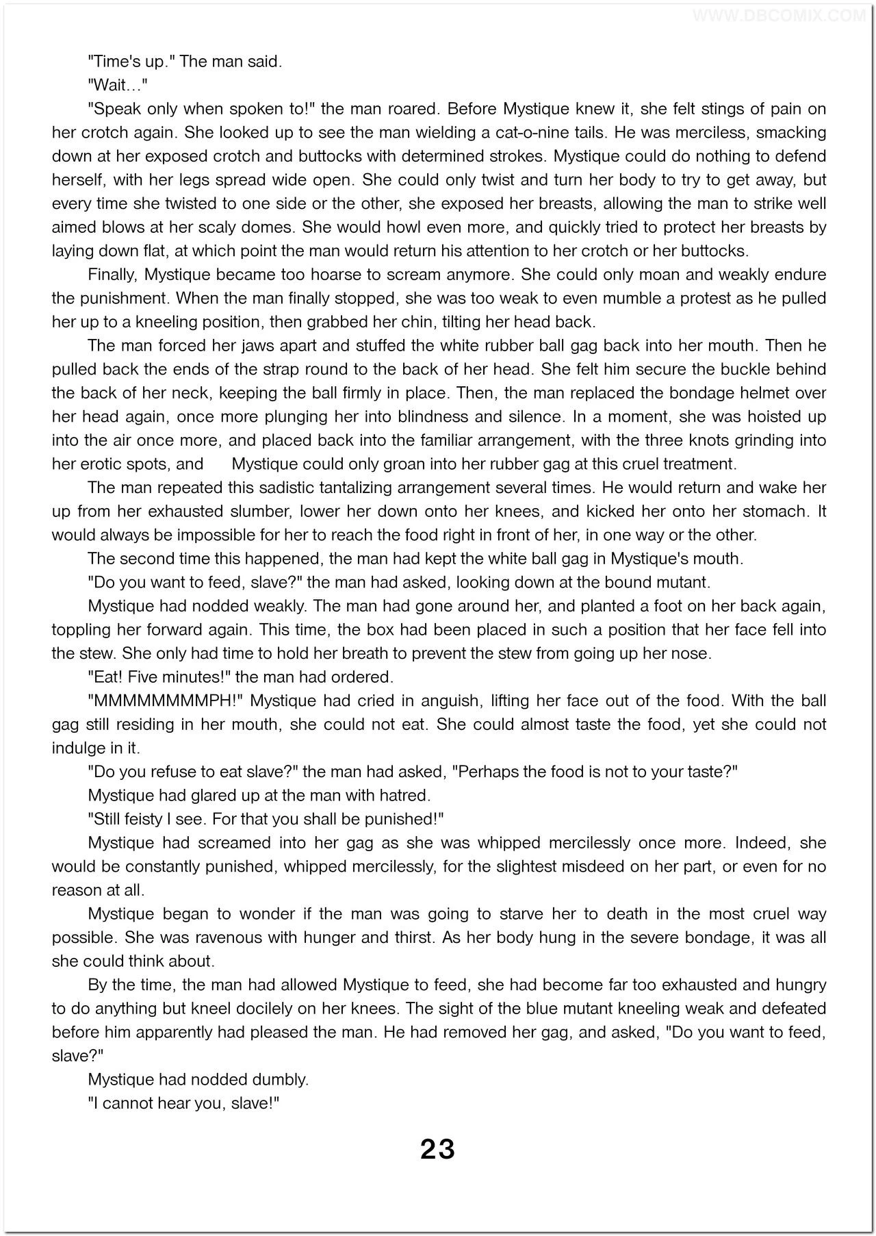 Breaking Mystique porn comic picture 24