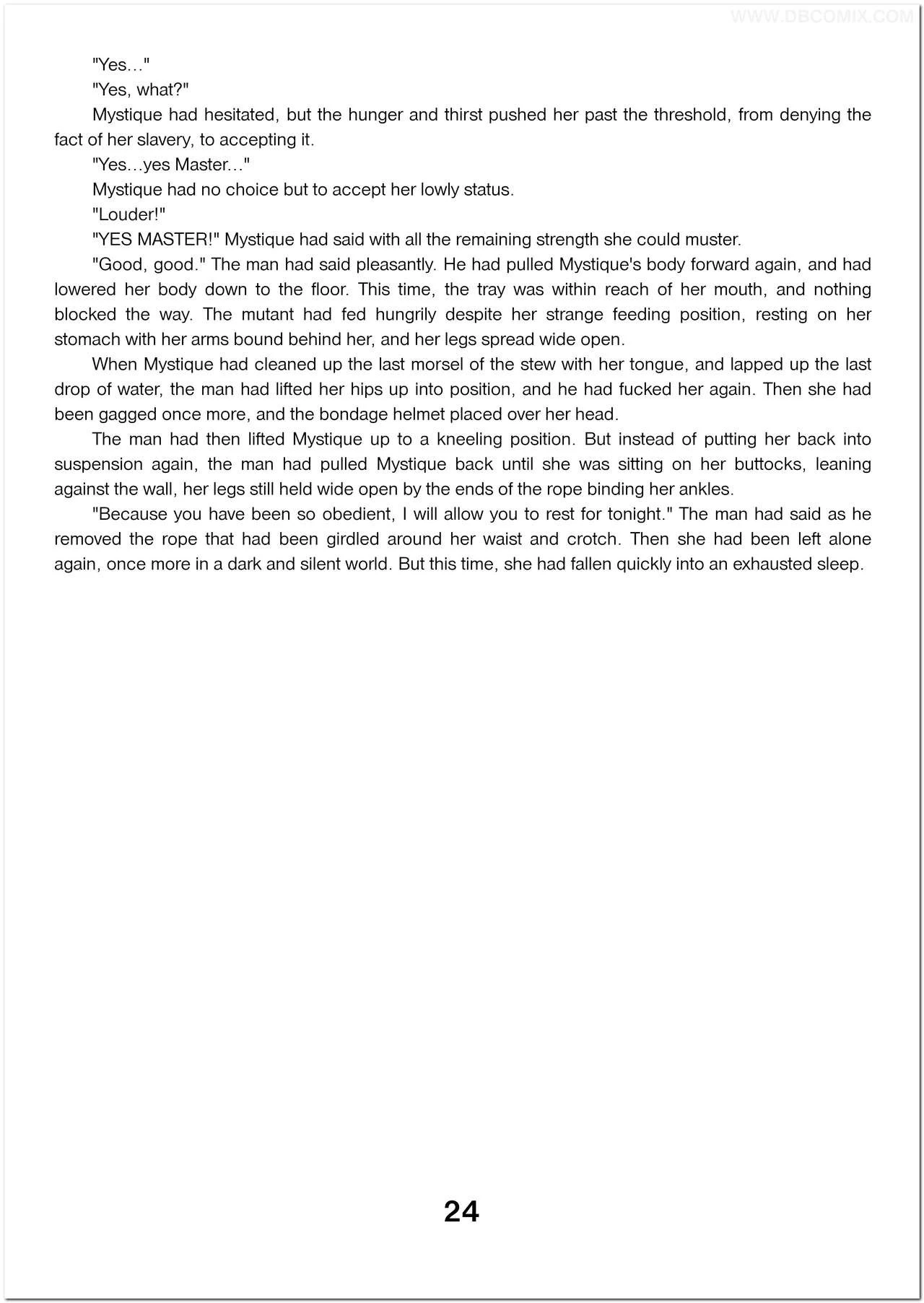 Breaking Mystique porn comic picture 25