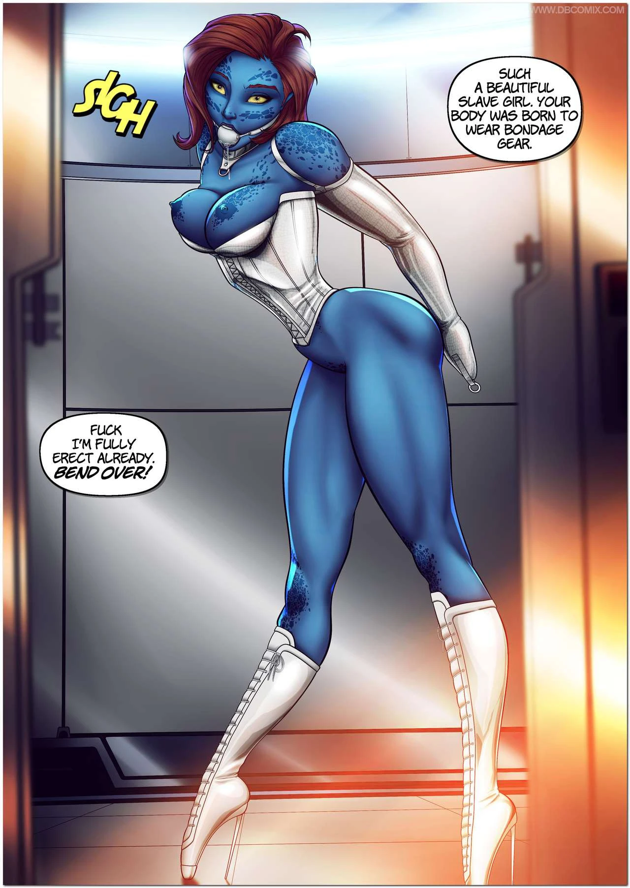 Breaking Mystique porn comic picture 43