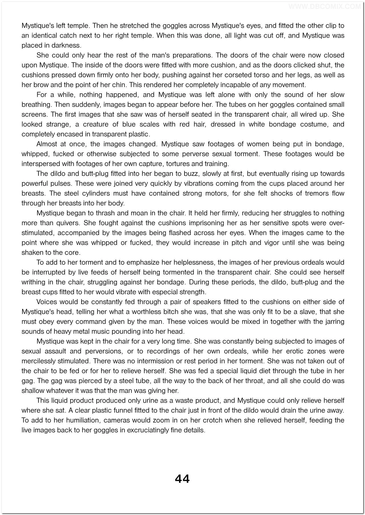 Breaking Mystique porn comic picture 45