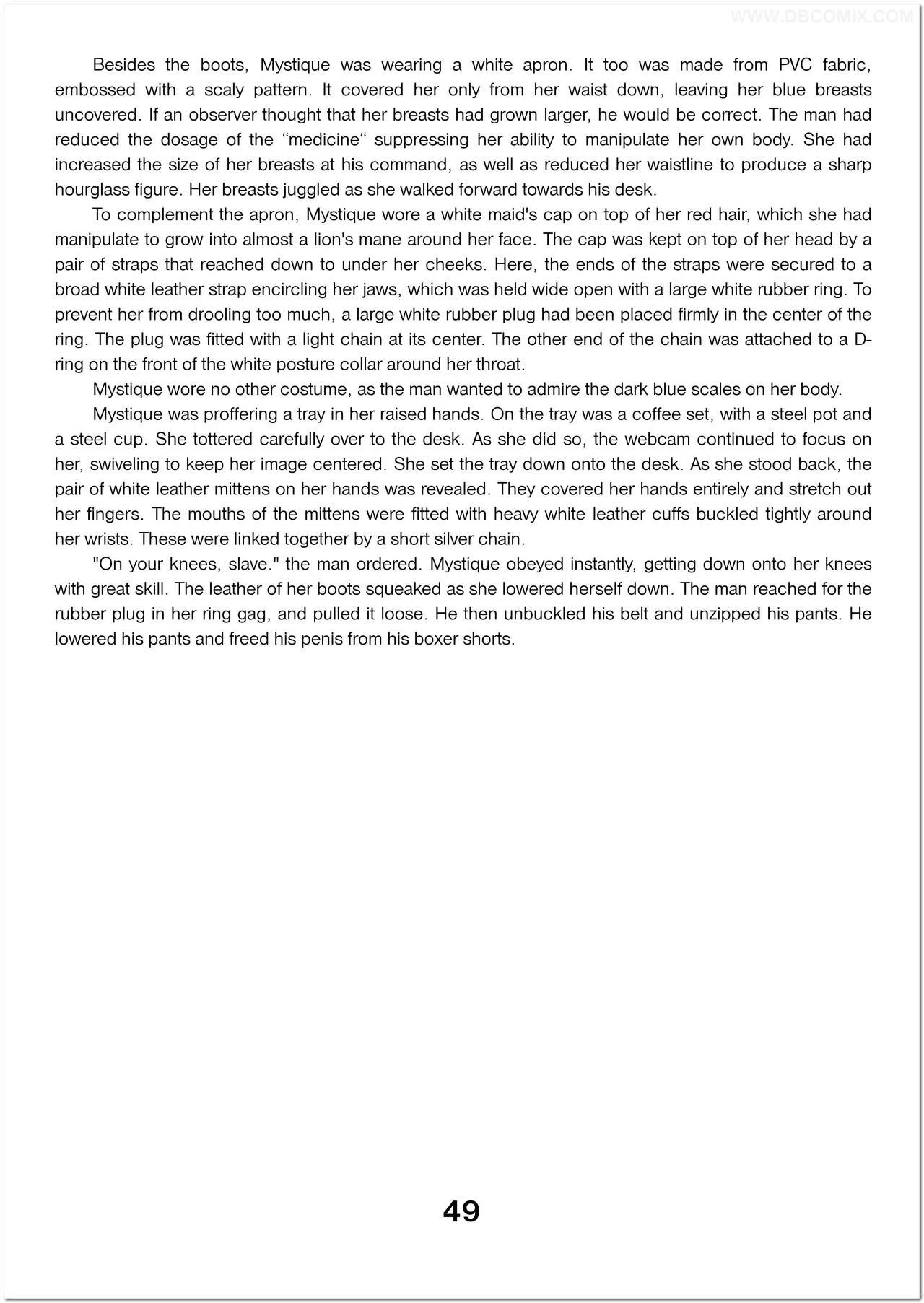 Breaking Mystique porn comic picture 50