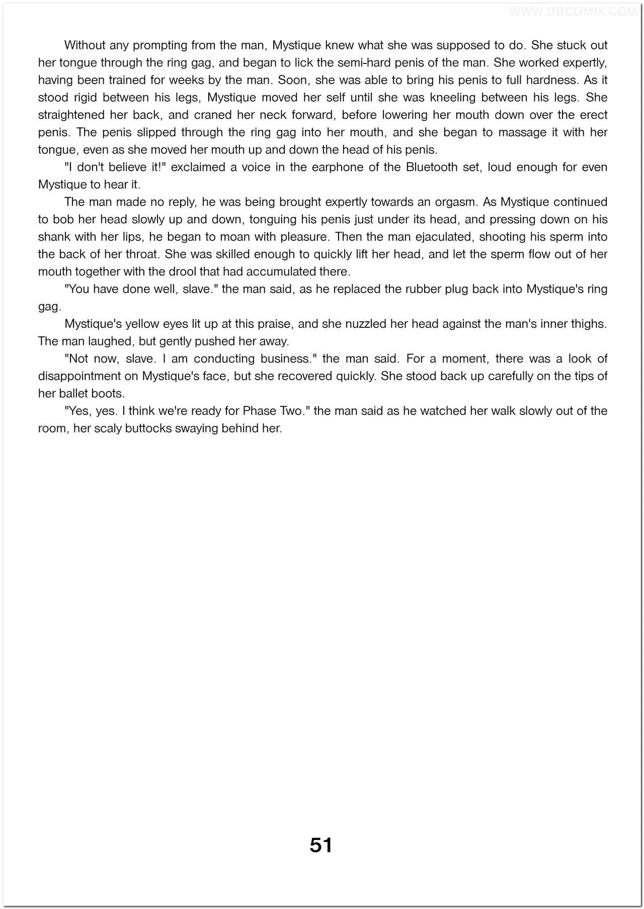 Breaking Mystique porn comic picture 52